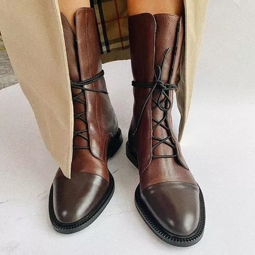 Bottines À Talons En Cuir Végétal Pour Femme